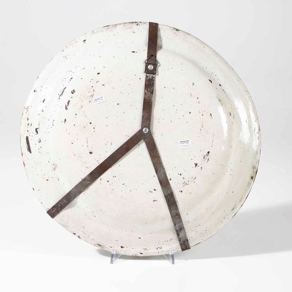 Grande piatto Cerreto Sannita (Benevento), fine del XVIII-inizio del XIX secolo  - Asta Maioliche, Porcellane e Vetri - Associazione Nazionale - Case d'Asta italiane