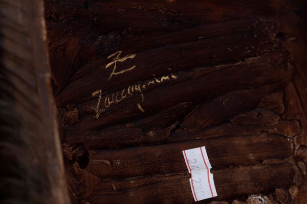 Grande figura di cane barboncino<BR>Firenze, Manifattura Zaccagnini, XX secolo  - Asta Maioliche, Porcellane e Vetri - Associazione Nazionale - Case d'Asta italiane