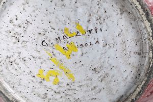 Coppia di cachepot<BR>Albisola Marina, manifattura Giuseppe Mazzotti, 1903-1944  - Asta Maioliche, Porcellane e Vetri - Associazione Nazionale - Case d'Asta italiane