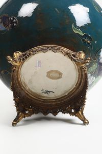 Cachepot<BR>Probabilmente Francia, inizio del XX secolo  - Asta Maioliche, Porcellane e Vetri - Associazione Nazionale - Case d'Asta italiane