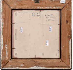 Mattonella Casa Rurale a Stella San Martino (Varazze) <BR>Berto Ferrari (1887-1965)  - Asta Maioliche, Porcellane e Vetri - Associazione Nazionale - Case d'Asta italiane