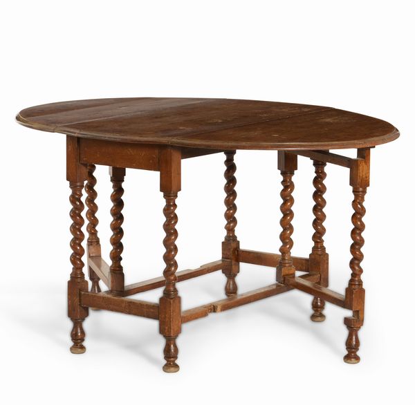 Tavolo a torchon con quattro sedie in legno, XIX secolo  - Asta Antiquariato Settembre - Associazione Nazionale - Case d'Asta italiane