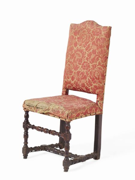 Sedia a rocchetto in legno. XVII-XVIII secolo  - Asta Antiquariato Settembre - Associazione Nazionale - Case d'Asta italiane