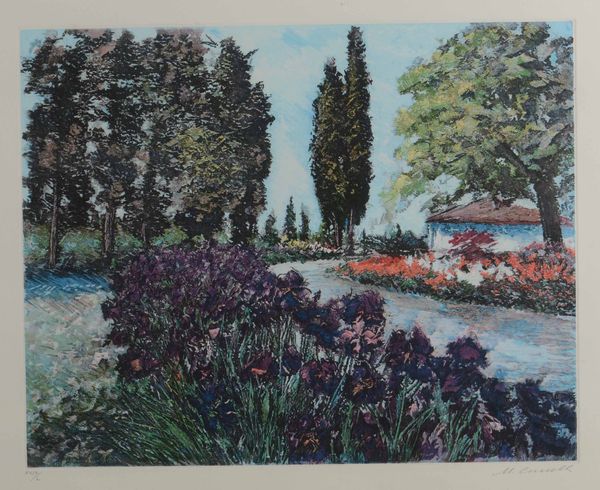 Acquatinta di Michele Cascella  - Asta Antiquariato Settembre - Associazione Nazionale - Case d'Asta italiane