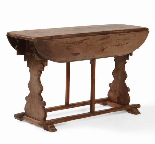 Tavolo fratino in legno. XVIII-XIX secolo  - Asta Antiquariato Settembre - Associazione Nazionale - Case d'Asta italiane