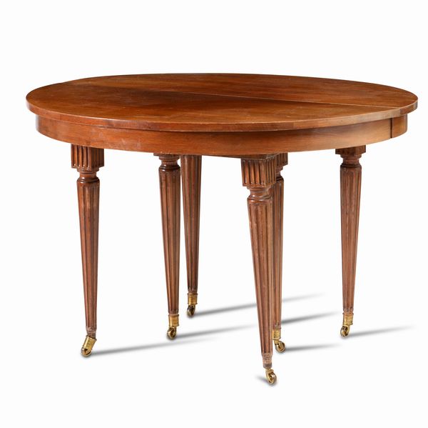 Tavolo da pranzo allungabile, Inghilterra XIX-XX secolo  - Asta Antiquariato Settembre - Associazione Nazionale - Case d'Asta italiane
