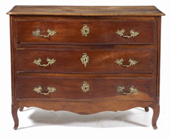 Com� a tre cassetti. XVIII-XIX secolo  - Asta Antiquariato Settembre - Associazione Nazionale - Case d'Asta italiane