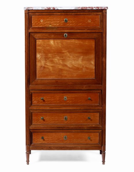 Secretaire lastronato. XVIII-XIX secolo  - Asta Antiquariato Settembre - Associazione Nazionale - Case d'Asta italiane