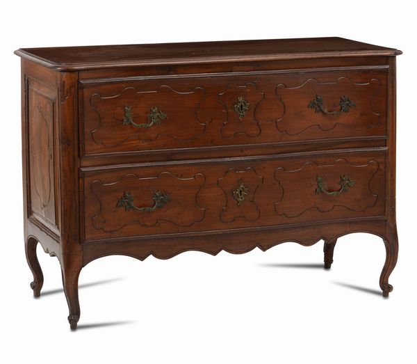 Com� a due cassetti in stile provenzale, XIX secolo  - Asta Antiquariato Settembre - Associazione Nazionale - Case d'Asta italiane