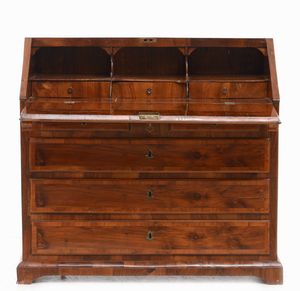 Ribalta in legno lastronato, Firenze XVIII-XIX secolo  - Asta Antiquariato Settembre - Associazione Nazionale - Case d'Asta italiane