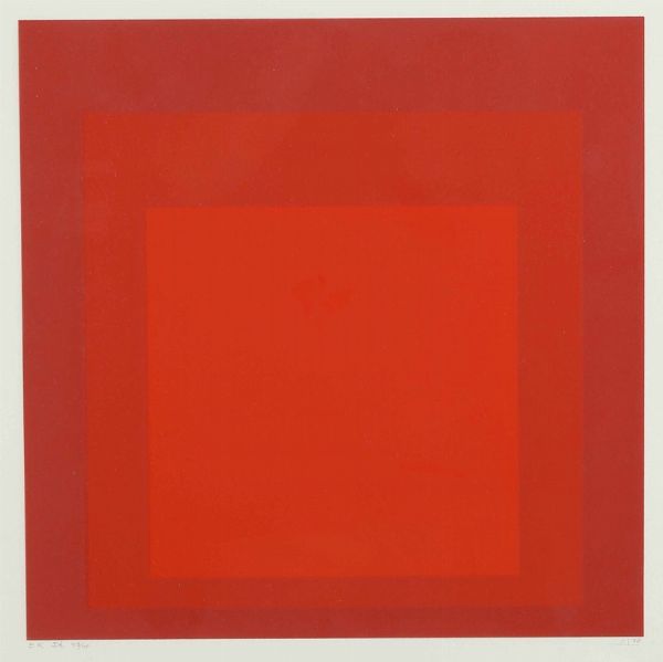 Albers Josef : Homage to the Square, 1970  - Asta Arte Moderna e Contemporanea - Associazione Nazionale - Case d'Asta italiane