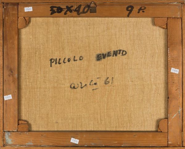 Aric Rodolfo : Piccolo evento, 1961  - Asta Arte Moderna e Contemporanea - Associazione Nazionale - Case d'Asta italiane