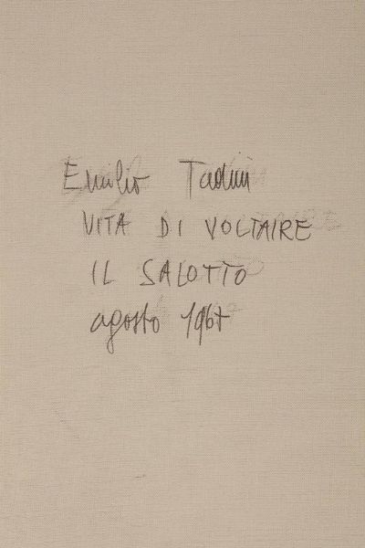TADINI EMILIO : Vita di Voltaire, 1967  - Asta Arte Moderna e Contemporanea - Associazione Nazionale - Case d'Asta italiane