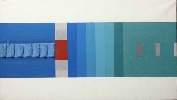 Bargoni Giancarlo : Da blu a verde, 1965  - Asta Arte Moderna e Contemporanea - Associazione Nazionale - Case d'Asta italiane