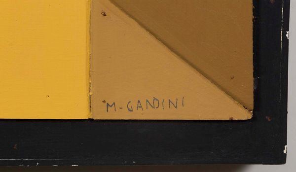 Gandini Marcolino : Costruzione policroma, 1966  - Asta Arte Moderna e Contemporanea - Associazione Nazionale - Case d'Asta italiane