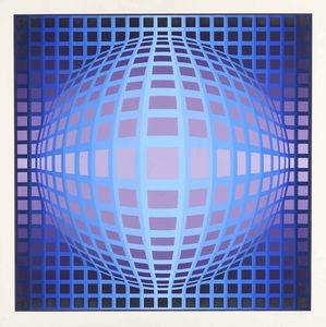 Vasarely Victor - Abstract shapes