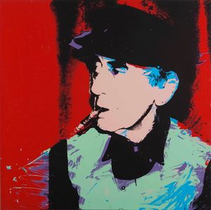Warhol Andy : Ritratto di Man Ray, 1974  - Asta Arte Moderna e Contemporanea - Associazione Nazionale - Case d'Asta italiane