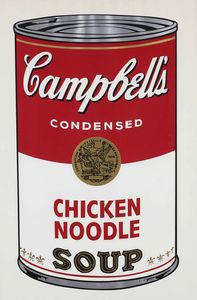 Warhol Andy : Campbell's Chicken Noodle Soup, 1968  - Asta Arte Moderna e Contemporanea - Associazione Nazionale - Case d'Asta italiane