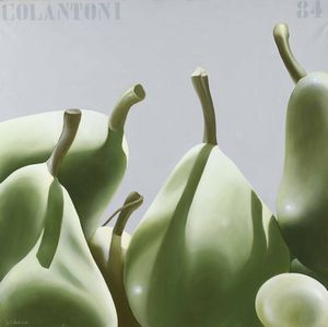 Colantoni Domenico : Le pere verdi, 1984  - Asta Arte Moderna e Contemporanea - Associazione Nazionale - Case d'Asta italiane