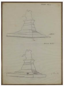 Christo e Jeanne-Claude : Progetto per Piazza del Duomo, Milano, 1970 ca  - Asta Arte Moderna e Contemporanea - Associazione Nazionale - Case d'Asta italiane