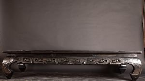 Letto in legno, Cina, XX secolo  - Asta Arte Orientale   - Associazione Nazionale - Case d'Asta italiane