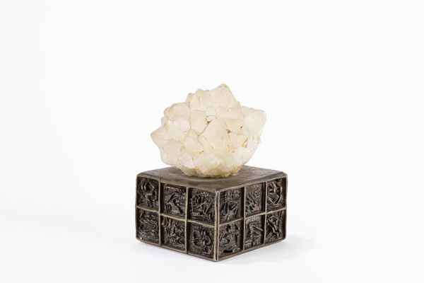 Arnaldo Pomodoro : Base per quarzo  - Asta Arte Moderna e Contemporanea - Associazione Nazionale - Case d'Asta italiane