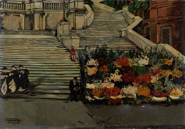 Guglielmo Sansoni Tato : Trinit dei Monti  - Asta Arte Moderna e Contemporanea - Associazione Nazionale - Case d'Asta italiane