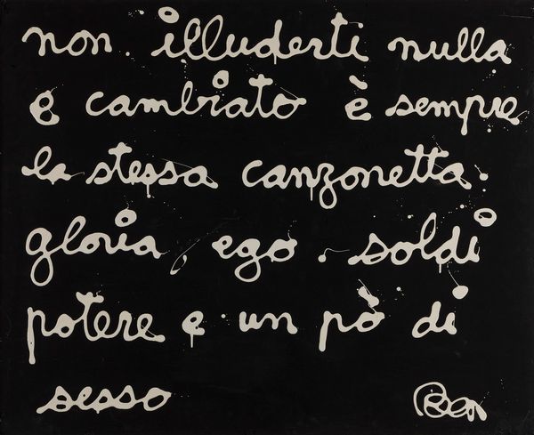 Ben Vautier : Non illuderti  - Asta Arte Moderna e Contemporanea - Associazione Nazionale - Case d'Asta italiane