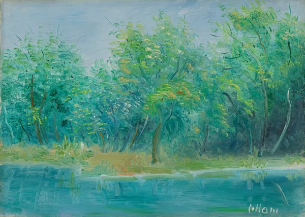 Umberto Lilloni : Paesaggio presso Parigi  - Asta Arte Moderna e Contemporanea - Associazione Nazionale - Case d'Asta italiane