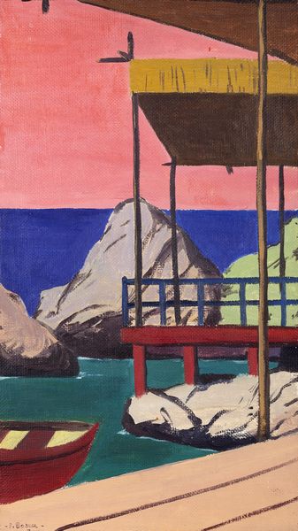Pompeo Borra : Veduta di Capri  - Asta Arte Moderna e Contemporanea - Associazione Nazionale - Case d'Asta italiane