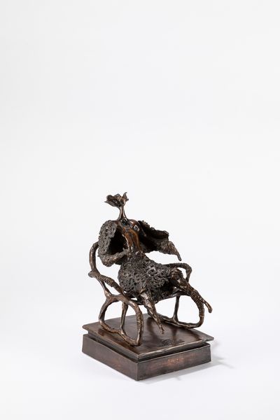 Luciano Minguzzi : Donna in poltrona  - Asta Arte Moderna e Contemporanea - Associazione Nazionale - Case d'Asta italiane