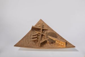 Arnaldo Pomodoro - Piatto triangolare