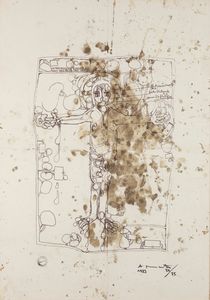 Hermann Nitsch - Christus der Widdergott