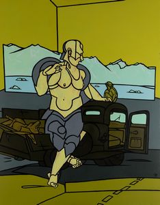 Valerio Adami - Scena rustica