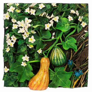 Piero Gilardi - Cespuglio fiorito