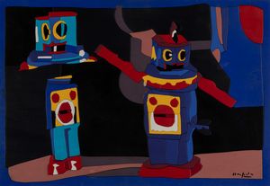 Ugo Nespolo - I robot felici