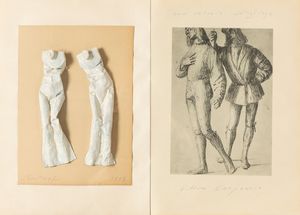 JURGEN BRODWOLF - Zwei stehende Juenglinge