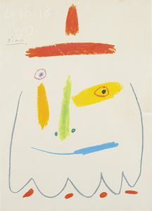 Pablo Picasso : Homme au bret (Pre Nol)  - Asta Arte Moderna e Contemporanea - Associazione Nazionale - Case d'Asta italiane