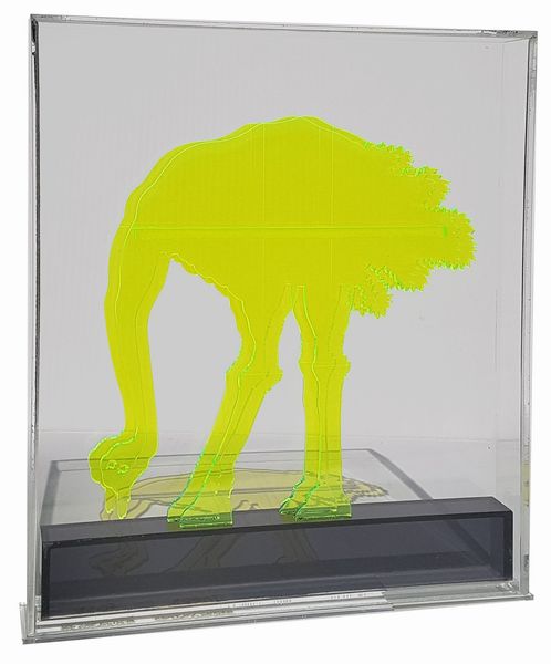 GINO MAROTTA : Struzzo giallo  - Asta Asta a Tempo | Solo Online - Associazione Nazionale - Case d'Asta italiane