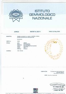Collana corallo secundum  - Asta Gioielli, Orologi e Argenti - Associazione Nazionale - Case d'Asta italiane