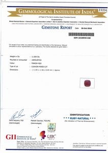 Rubino naturale  - Asta Gioielli, Orologi e Argenti - Associazione Nazionale - Case d'Asta italiane