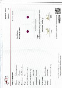 Rubino sciolto  - Asta Gioielli, Orologi e Argenti - Associazione Nazionale - Case d'Asta italiane