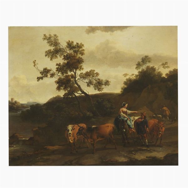 Scuola fiamminga, sec. XVIII  - Asta ARCADE | Dipinti dal XV al XVIII secolo - Associazione Nazionale - Case d'Asta italiane