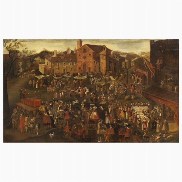 Scuola fiamminga, sec. XVII  - Asta ARCADE | Dipinti dal XV al XVIII secolo - Associazione Nazionale - Case d'Asta italiane