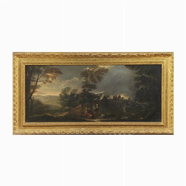 Artista olandese attivo in Italia, sec. XVIII  - Asta ARCADE | Dipinti dal XV al XVIII secolo - Associazione Nazionale - Case d'Asta italiane