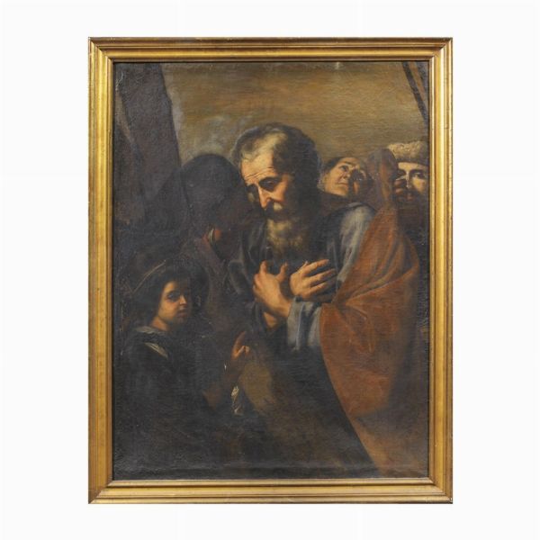 Scuola napoletana, sec. XVII  - Asta ARCADE | Dipinti dal XV al XVIII secolo - Associazione Nazionale - Case d'Asta italiane