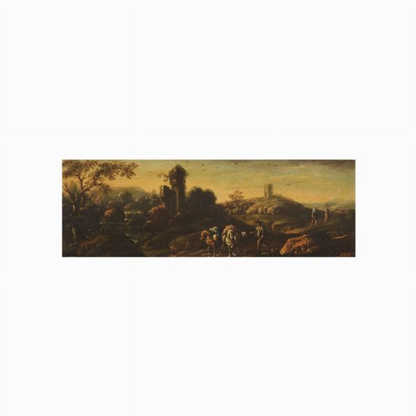 Cerchia di Francesco Simonini, sec. XVIII  - Asta ARCADE | Dipinti dal XV al XVIII secolo - Associazione Nazionale - Case d'Asta italiane