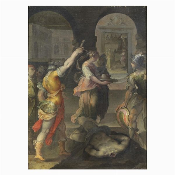 Scuola emiliana, fine sec. XVI / inizi sec. XVII  - Asta ARCADE | Dipinti dal XV al XVIII secolo - Associazione Nazionale - Case d'Asta italiane