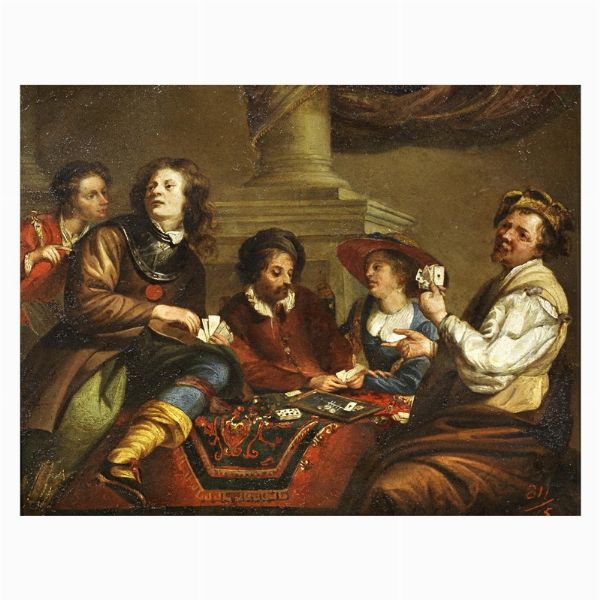 Scuola fiamminga, sec. XVIII  - Asta ARCADE | Dipinti dal XV al XVIII secolo - Associazione Nazionale - Case d'Asta italiane