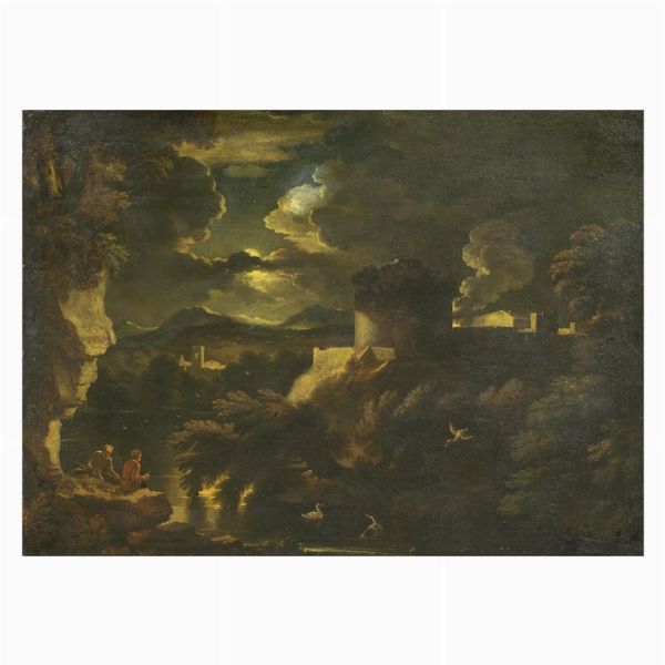 Artista nordico attivo a Roma, sec. XVIII  - Asta ARCADE | Dipinti dal XV al XVIII secolo - Associazione Nazionale - Case d'Asta italiane